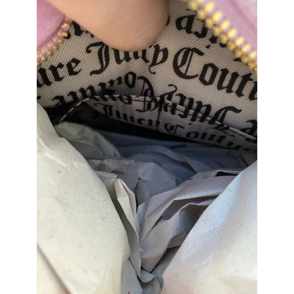 Juicy Couture Urban Heritage Bowler Dusty Purple Heart Crown Bag Crossbody NEW!!